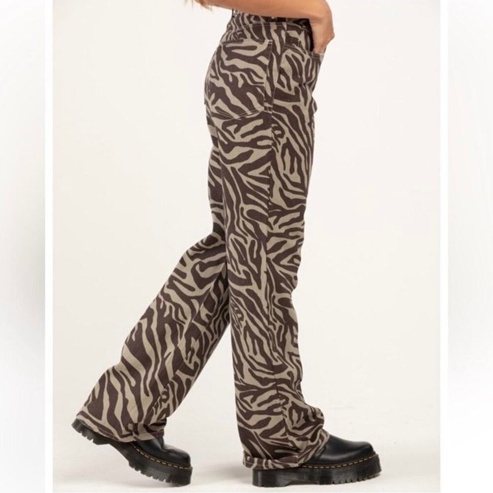 RSQ Zebra Print Jeans